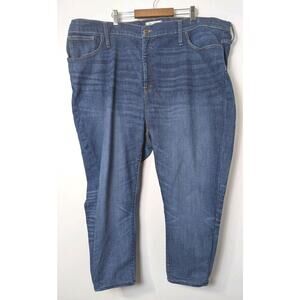 Madewell Womens 10" High Rise Skinny Jeans Sz 37 Blue Medium Wash Stretch